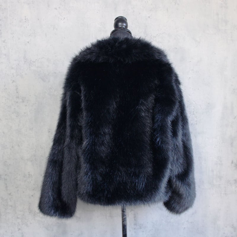 FAKE FUR JACKET(BLACK) | CuLLt