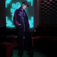 CASINO VELOR TRACK PANTS (PLUM)