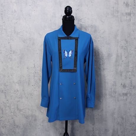 HYOUHON SHIRT (BUTTERFLY/BLUE)