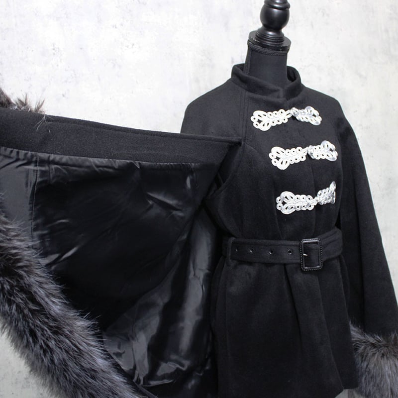 CHINA CAPE COAT (SILVER) | CuLLt