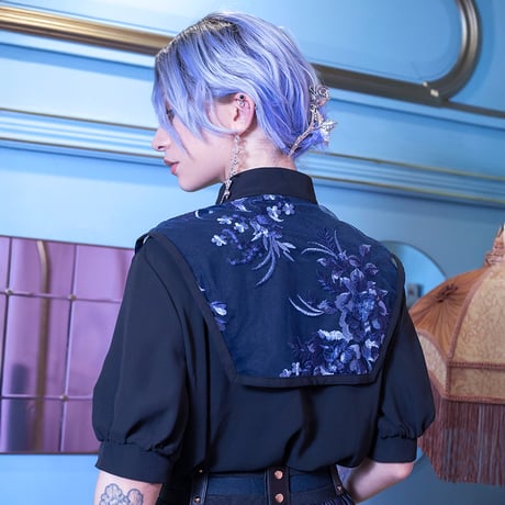 HITSUGI BLOUSE(NAVY)