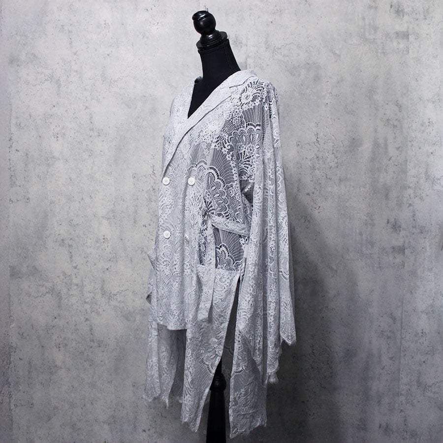 Camellia LACE KIMONO JACKET(GRAY) | CuLLt