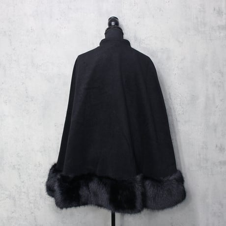 CHINA CAPE COAT (BLACK)