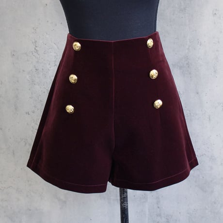 VELUDO SHORT PANTS(WINE)
