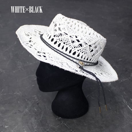Camellia FEDORA STRAW HAT