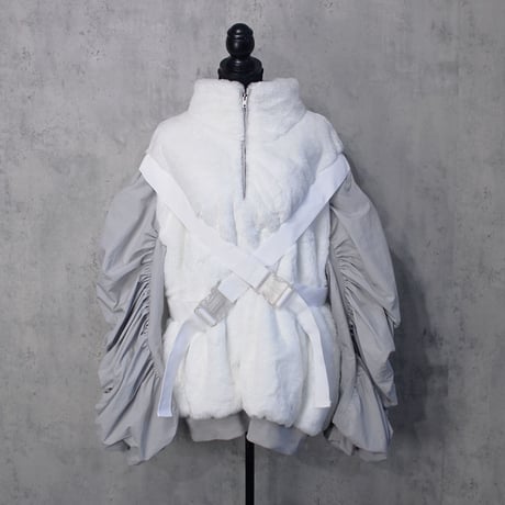 TAMER FUR PULLOVER(WHITE)
