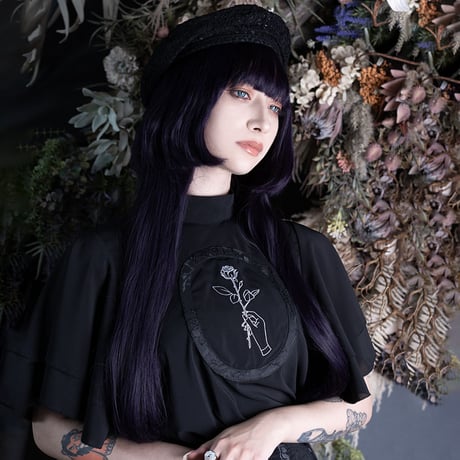 FLOWLY BLOUSE(BLACK)
