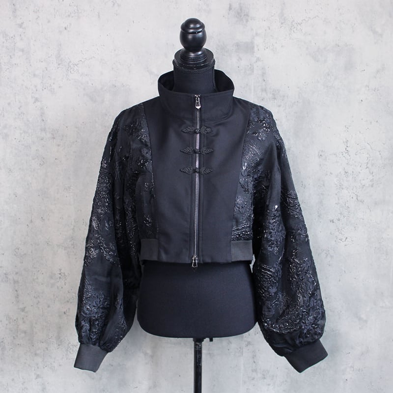 CHINA SHEER BLOUSON(BLACK) | CuLLt
