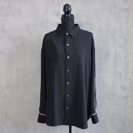 SEBONE SHIRT(BLACK×WHITE)