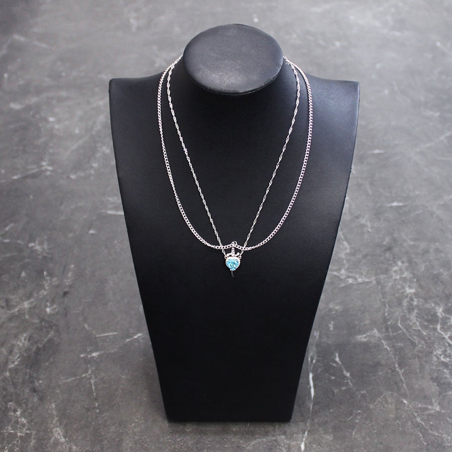 ネックレス・ペンダント blue quartz Necklace HEART SWORD NECKLACE | CuLLt