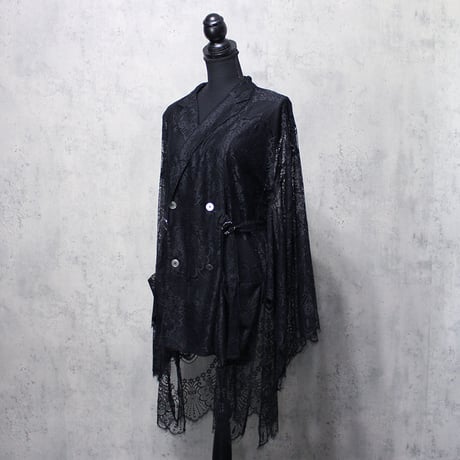 Camellia LACE KIMONO JACKET(BLACK)
