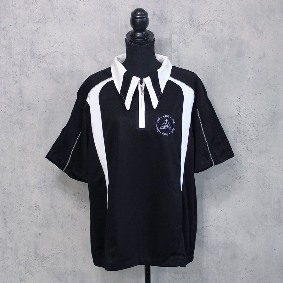 CuLLt　LOGO HARFZIP POLO　ポロシャツ　カルト CuLLt LOGO HARFZIP POLO ポロシャツ カルト