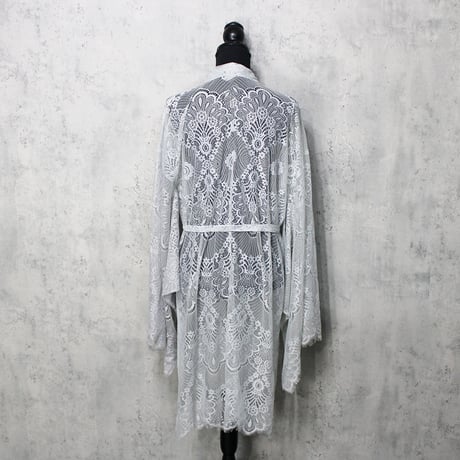 Camellia LACE KIMONO JACKET(GRAY)