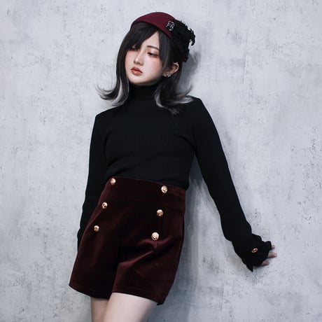 VELUDO SHORT PANTS(WINE)