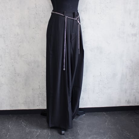 HAKAMA CHIAN BELT PANTS(BLACK)