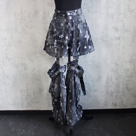 CLASH DENIM PANTS