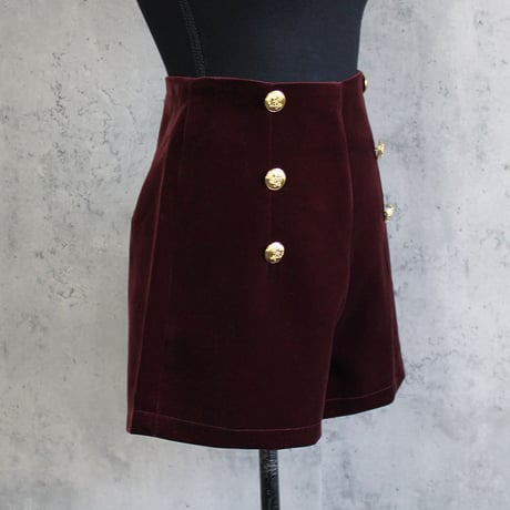 VELUDO SHORT PANTS(WINE)