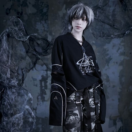 CULLT ロングジャケット ブラック BLACK COMME des GARCONS(ブラックコムデギャルソン) 22AW tulle