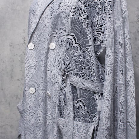 Camellia LACE KIMONO JACKET(GRAY)