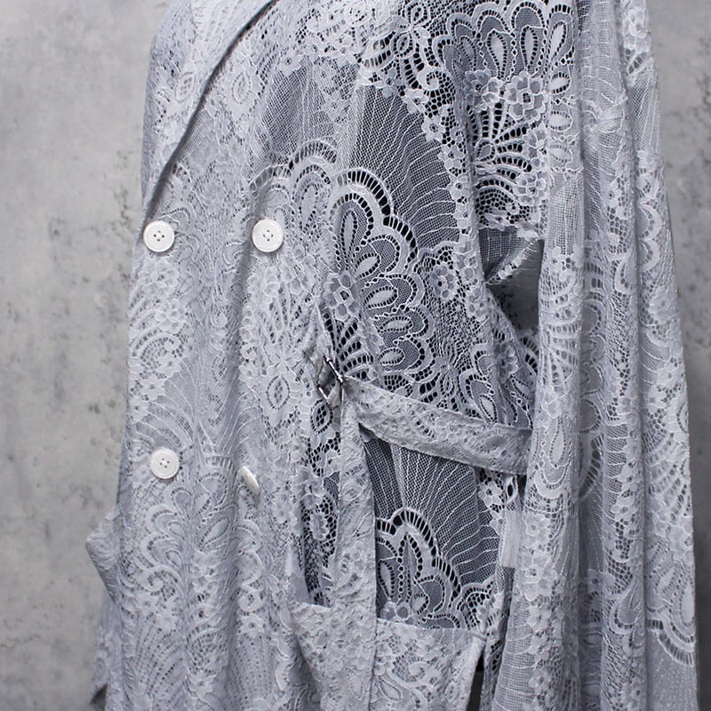 Camellia LACE KIMONO JACKET(GRAY) | CuLLt