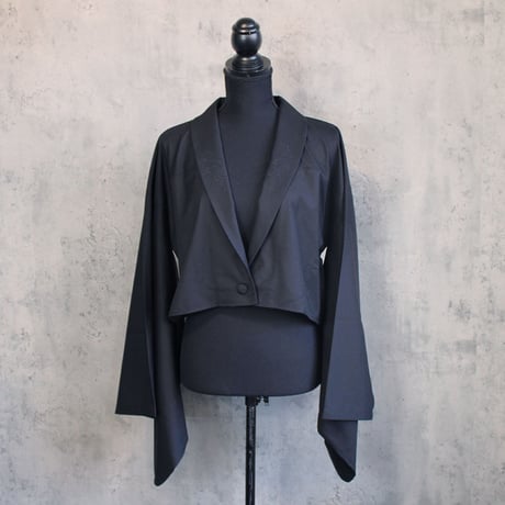KIMONO SHORT JACKET(BLACK)