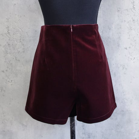VELUDO SHORT PANTS(WINE)