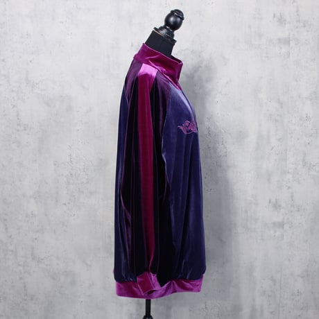 CASINO VELOR TRACK JACKET (PLUM)
