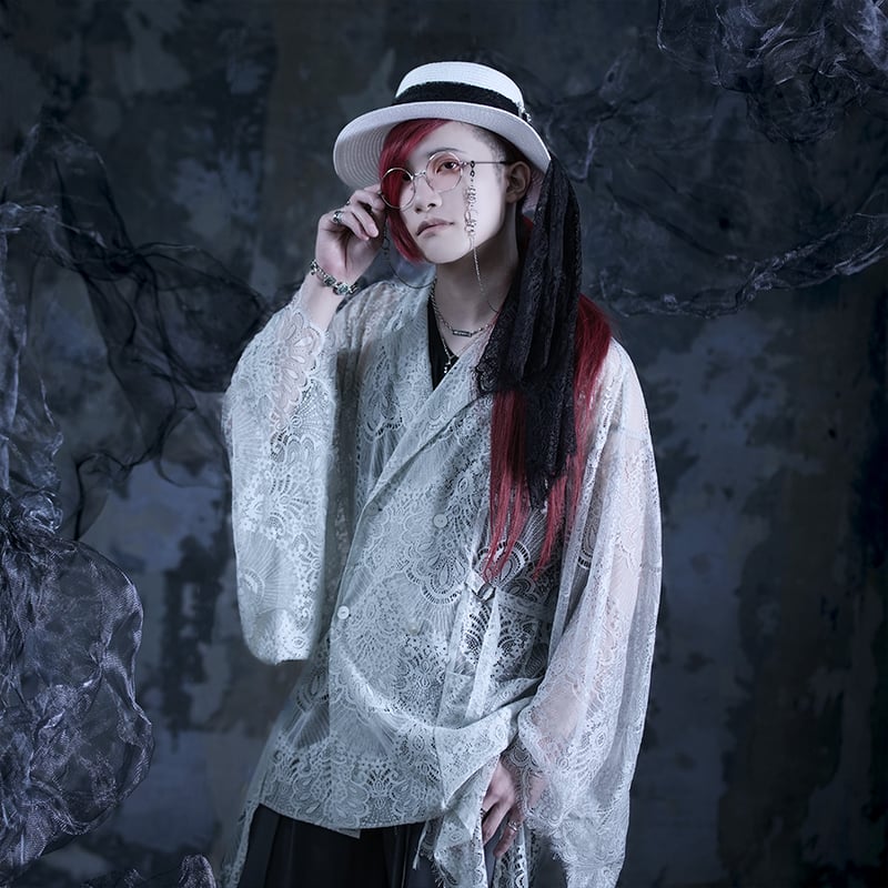 Camellia LACE KIMONO JACKET(GRAY) | CuLLt