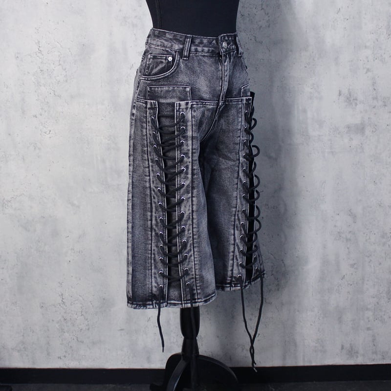 LACE UP HALF PANTS | CuLLt