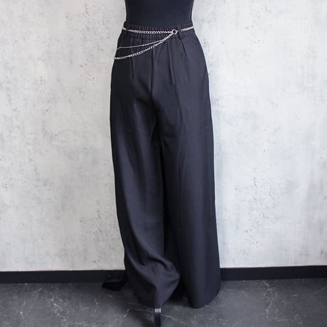 HAKAMA CHIAN BELT PANTS(BLACK)