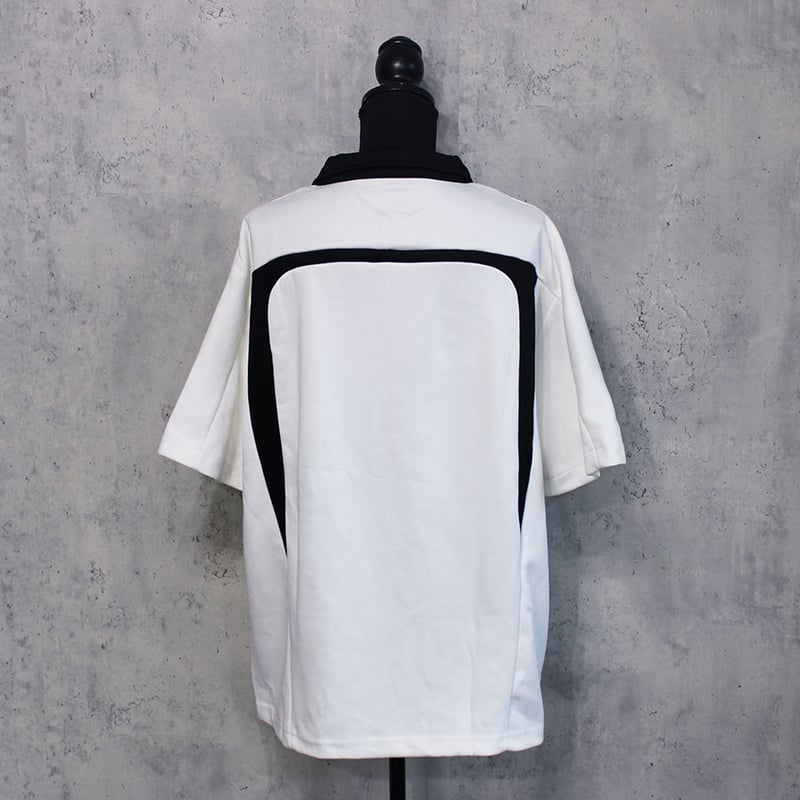 CuLLt　LOGO HARFZIP POLO　ポロシャツ　カルト LOGO HALFZIP POLO（WHITE） | CuLLt
