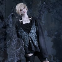 CuLLt チャイナ風シースルーブルゾン CuLLt チャイナ風シースルーブルゾン CHINA SHEER BLOUSON(BLACK