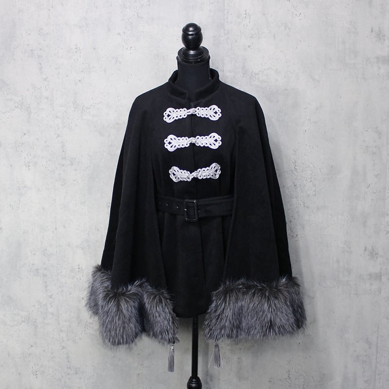 CHINA CAPE COAT (SILVER) | CuLLt