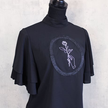 FLOWLY BLOUSE(BLACK)