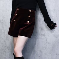 VELUDO SHORT PANTS(WINE)