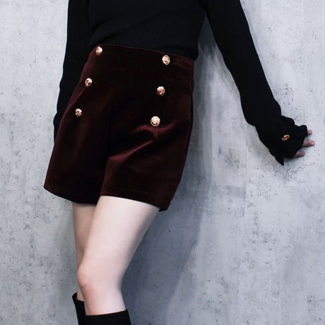 VELUDO SHORT PANTS(WINE)