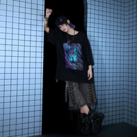 PUPA×CuLLt T-SHIRT(BLUE)