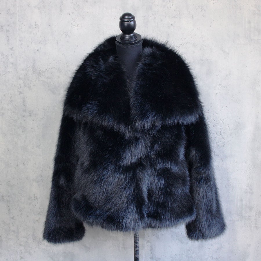FAKE FUR JACKET(BLACK) | CuLLt
