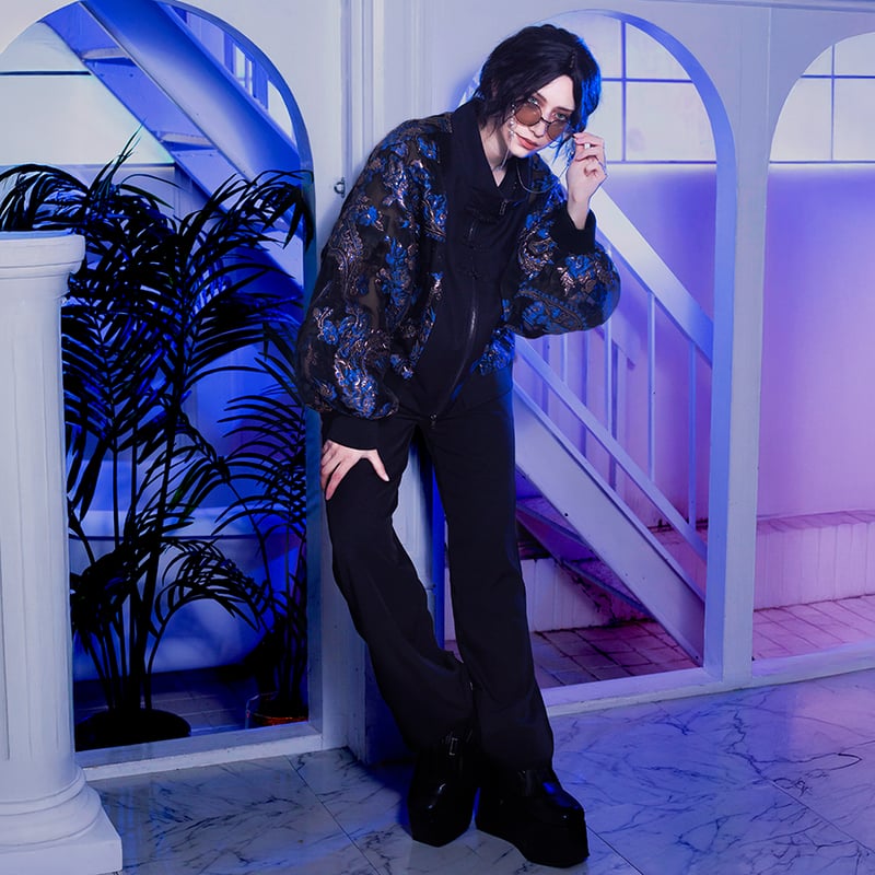 CuLLt キョンシー JIANGSHI BLOUSON CHINA SHEER BLOUSON(BLUE) | CuLLt