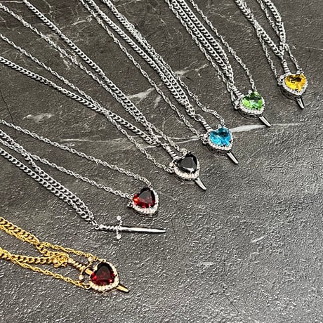HEART SWORD NECKLACE