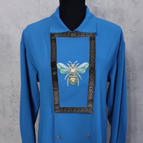 HYOUHON SHIRT (JEWEL BEE/BLUE)