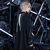 SEBONE SHIRT(BLACK×WHITE)