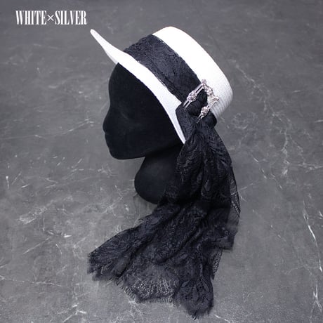Camellia LACE STRAW HAT