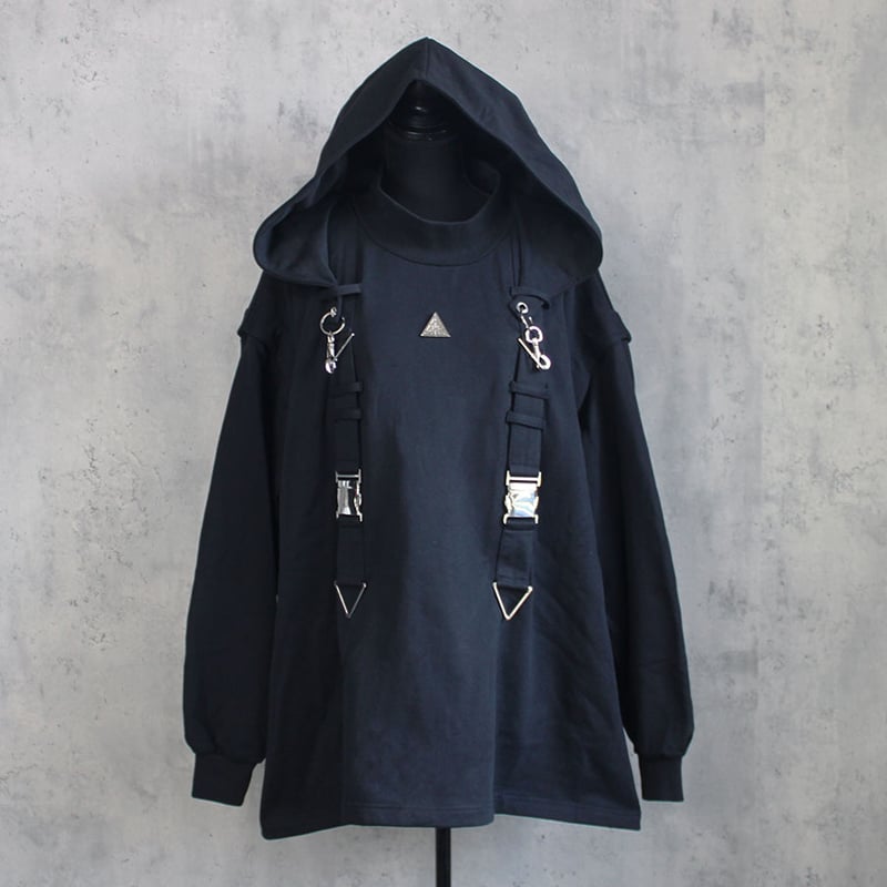 IN THE ATTIC NINJA アサシン ハイネックフード スウェット Men's styling 】 THE NORTH FACE ▽ jacket Hydrena Wind