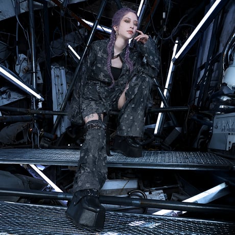 CLASH DENIM PANTS