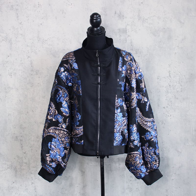 CHINA SHEER BLOUSON(BLUE) | CuLLt