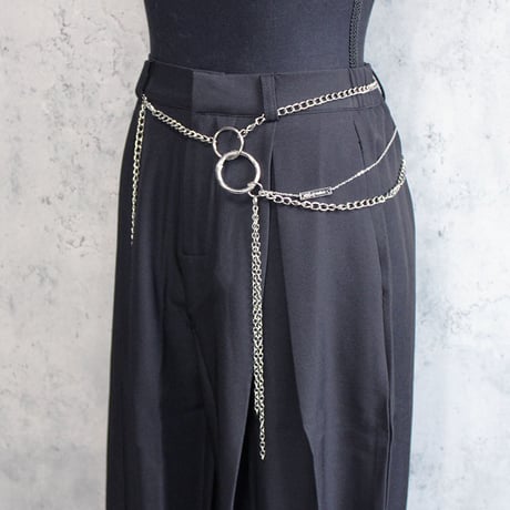 HAKAMA CHIAN BELT PANTS(BLACK)
