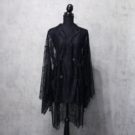 Camellia LACE KIMONO JACKET(BLACK)