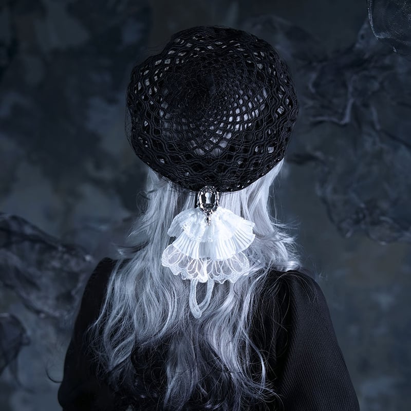 CuLLt CHINA LACE BERET チャイナレースベレー CuLLt CHINA LACE BERET チャイナレースベレー CHINA SHEER