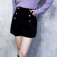 VELUDO SHORT PANTS(BLACK)